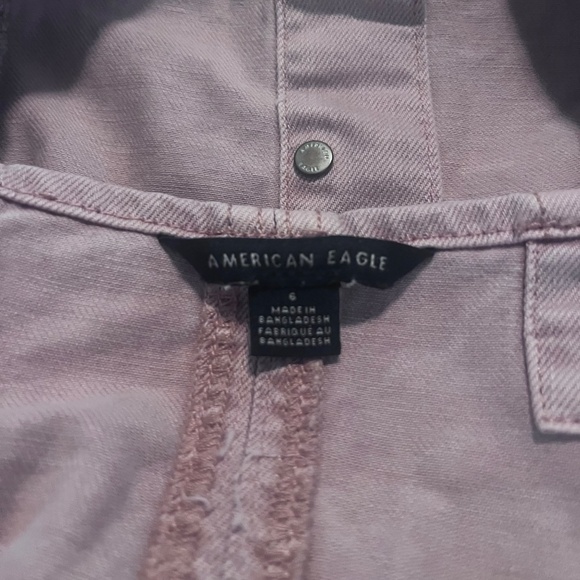 American Eagle Women's Blush Sleeveless Crop Top Size 6 - Picture 3 of 3